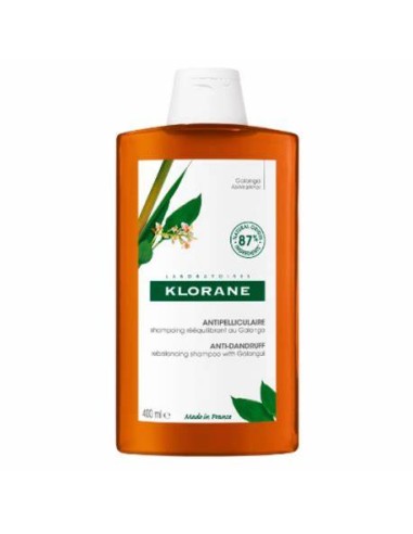 KLORANE CHAMPU REEQUILIBRANTE A LA GALANGA 1 ENVASE 400 ML