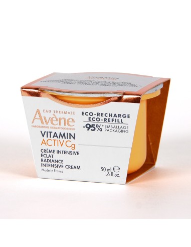 AVENE VITAMIN ACTIV CG CREMA INTENSIVA LUMINOSIDAD 1 ENVASE 50 ML ECORECARGA