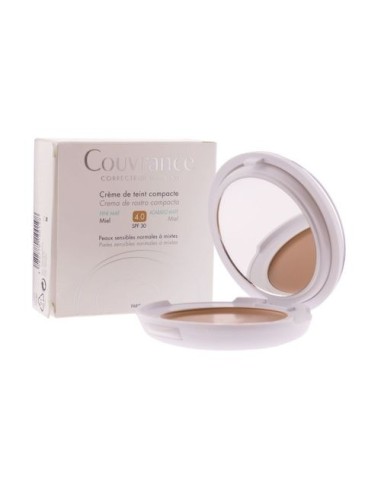 CREMA DE ROSTRO COMPACTA SPF 30 ACABADO MATE AVENE COUVRANCE 1 ENVASE 10 G COLOR MIEL