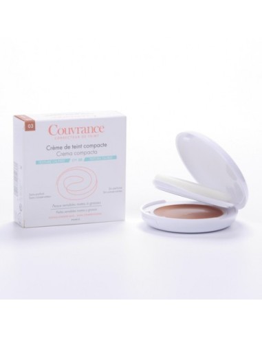 CREMA DE ROSTRO COMPACTA SPF 30 ACABADO MATE AVENE COUVRANCE 1 ENVASE 10 G COLOR BRONCEADO