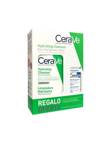 CERAVE PACK LIMPIADORA HIDRATANTE +LOCION HIDRATANTE