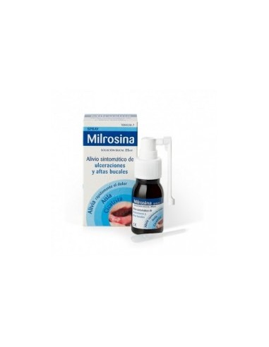 MILROSINA SPRAY SOLUCION BUCAL 1 FRASCO 25 ML