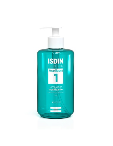 ISDIN OILY SKIN ACNIBEN LIMPIADOR MATIFICANTE GEL 1 FRASCO 400 ML