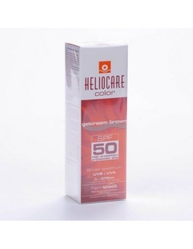 Heliocare Color Gelcrema Spf 50 Protector Solar 1 Envase 50 Ml Color Brown