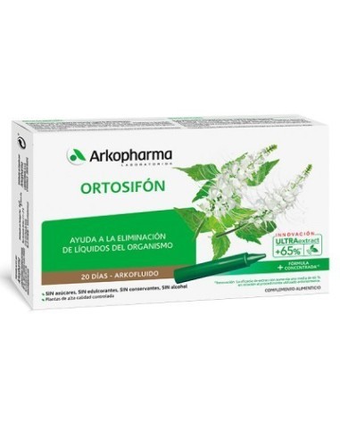 ARKOFLUIDO ORTOSIFON 20 AMPOLLAS BEBIBLES 15 ml