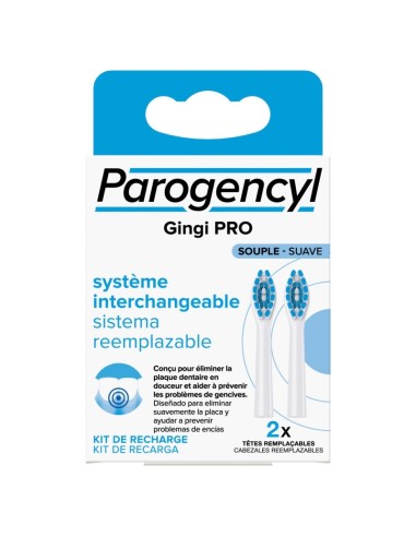 CEPILLO INTERDENTAL PAROGENCYL GINGI PRO SUAVE 2 RECAMBIOS