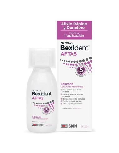 BEXIDENT AFTAS COLUTORIO BUCAL PROTECTOR 1 ENVASE 120 ML