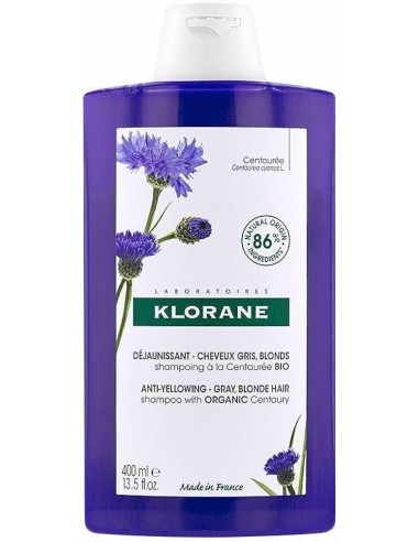 Klorane Champu A La Centaurea Bio 1 Envase 400 Ml