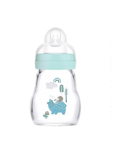 BIBERON CRISTAL MAM FEEL GOOD + 0 MESES 1 UNIDAD A 170 ML