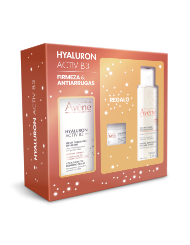 AVENE PACK SERUM HYALURON ACTIV B3 30ML + AGUA MICELAR 100 ML + HYALURON ACTIV B3 CREMA 7ML REGALO