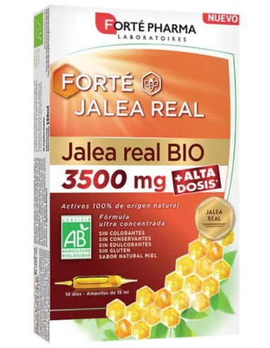 FORTE JALEA REAL BIO 3500 MG 10 AMPOLLAS 15 ML