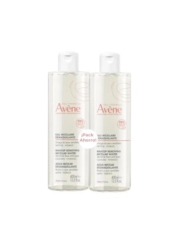 AVENE PACK 2 X 400 ML AGUA MICELAR