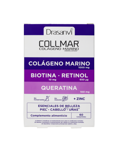 DRASANVI COLLMAR ESENCIALES BELLEZA 60 COMPRIMIDOS