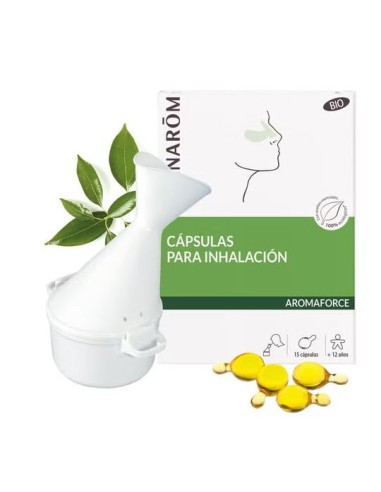 PACK PRANAROM 15 CAPSULAS INHALACION + INHALADOR