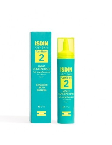 ISDIN TEEN SKIN ACNIBEN NIGHT CONCENTRATE ANTI-IMPERFECCIONES SERUM 1 ENVASE 27 ML