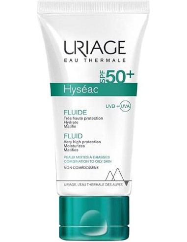 HYSEAC SOLAR SPF 50 FLUIDO SOLAR URIAGE 1 ENVASE 50 ML