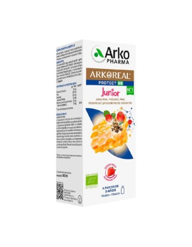 ARKOREAL JARABE PROTECT BIO 1 ENVASE 140 ML SABOR FRESA