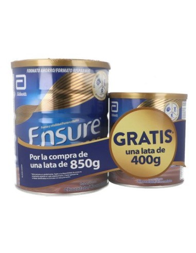 ENSURE NUTRIVIGOR CHOCOLATE 850 GR + 400GR REGALO