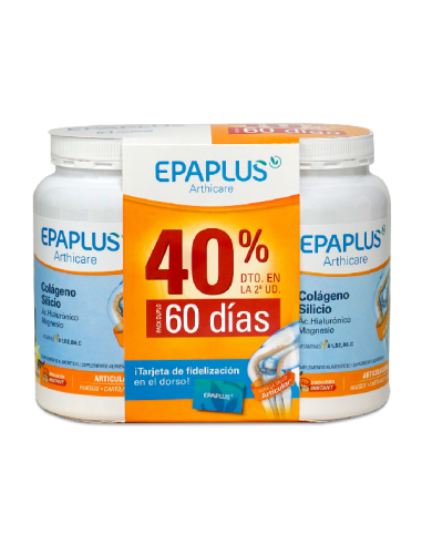 PACK EPAPLUS COLAGENO + HIALURONICO + MAGNESIO VAINILLA 325 G840%DTO. 2ªUN)