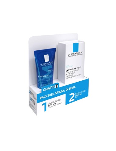 PACK EFFACLAR MAT 40 ML + GEL LIMPIADOR PURIFICANTE 50 ML