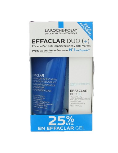 PACK EFFACLAR DUO (+) 40 ML + GEL LIMPIADOR PURIFICANTE 200 ML