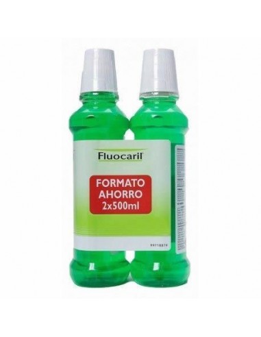 Fluocaril Bi-Fluore Colutorio Con Fluor 2 Envases 500 Ml Pack