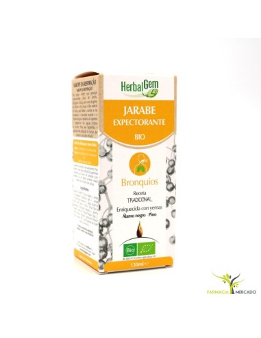 HERBALGEM JARABE EXPECTORANTE BIO BRONQUIOS 150ML