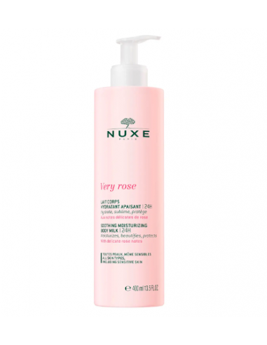 NUXE VERY ROSE LECHE CORPORAL HIDRATANTE 24 H 400 ML