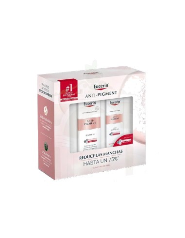 EUCERIN COFRE DUAL SERUM ANTIPIGMENT 30ML + CREMA DIA ANTIPIGMENT SPF30 50ML