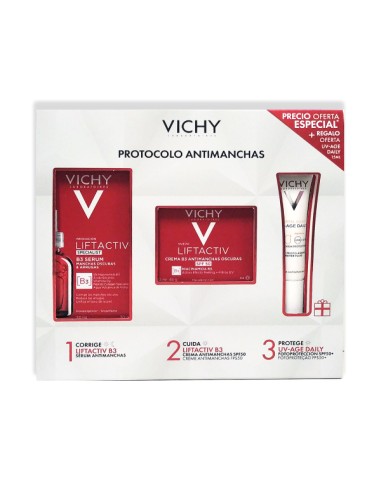 COFRE VICHY LIFTACTIV B3 CREMA DIA SPF50 50ML+ SERUM LIFTACTIV B3 30ML + CAPITAL SOLEIL SPF50 15ML