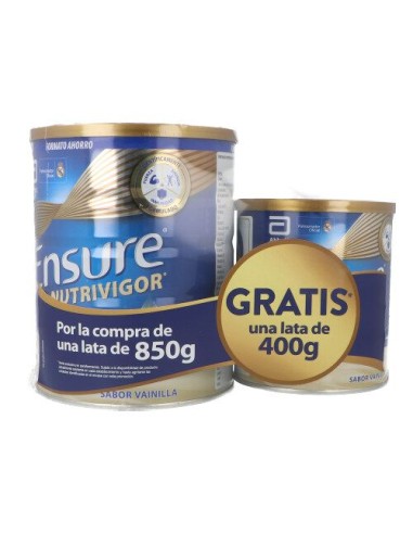 PACK ENSURE SABOR VAINILLA 850G + 400G