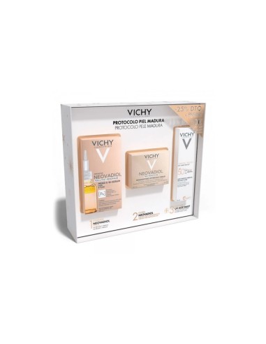 VICHY COFRE NEOVADIOL PERI-POST MENOPAUSIA SERUM + NEOVADIOL POSTMENO CREMA DIA + CAPITAL SOLEIL 50+