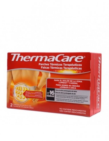 Thermacare Parche Termico Zona Lumbar Cadera 2 Parches