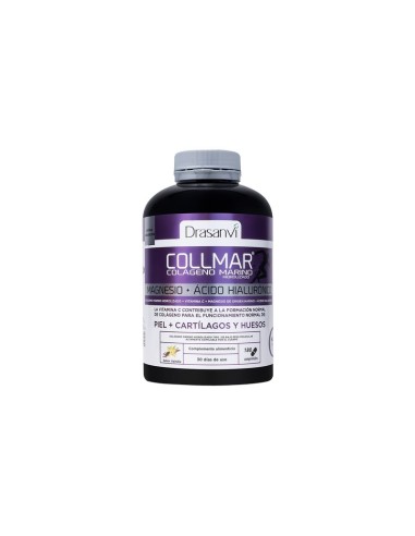 COLLMAR F MAGNESIO + ACIDO HIALURONICO 180 COMPRIMIDOS MASTICABLES SABOR VAINILLA