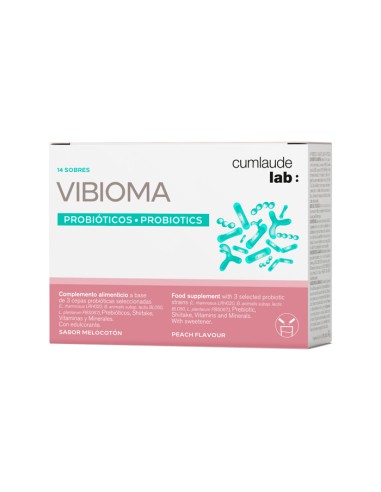 CUMLAUDE LAB: VIBIOMA 14 SOBRES 3 G SABOR MELOCOTON