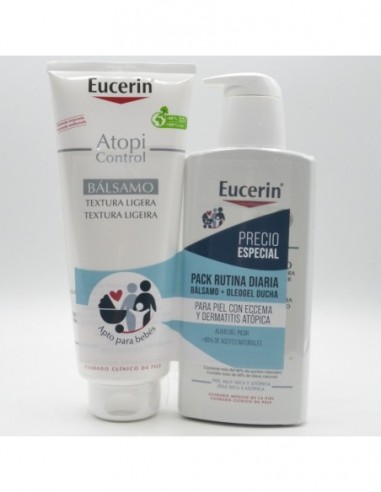 Pack Eucerin Atopic Oleogel 400Ml + Balsamo Atopicontrol 400Ml