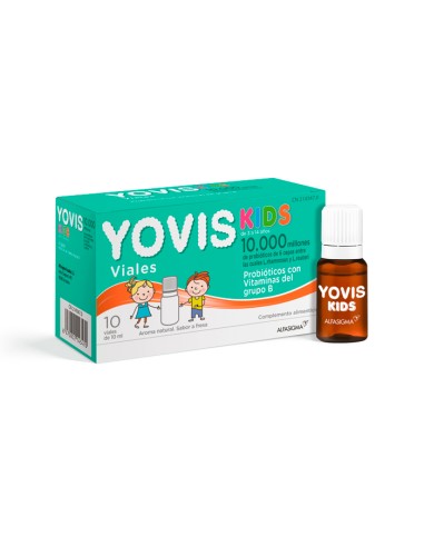 YOVIS KIDS 10 VIALES BEBIBLES 10 ML SABOR FRESA