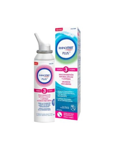 RHINOMER PLUS USUARIOS FRECUENTES FUERZA 3 FUERTE 1 SPRAY 125 ML