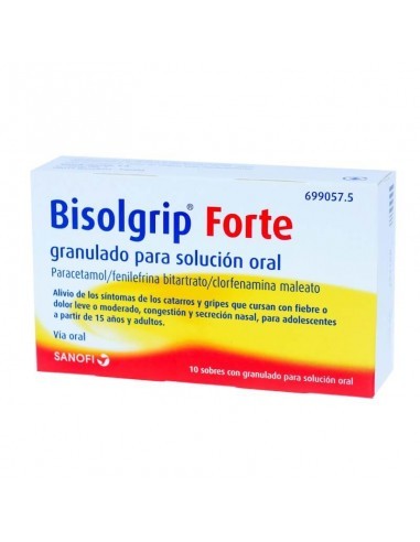 Bisolgrip Forte 10 Sobres Granulado... Bisolgrip Forte 10 Sobres Granulado...