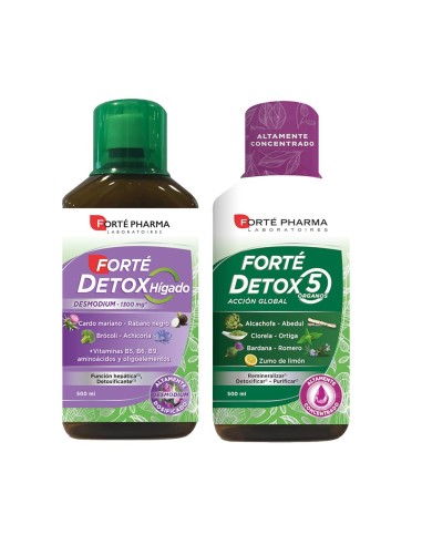 FORTE DETOX 5 ORGANOS PACK DUO