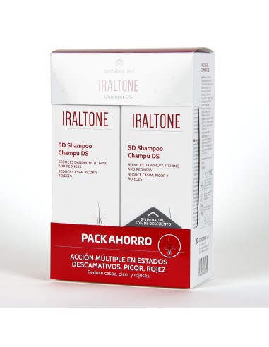 PACK DUPLO IRALTONE CHAMPÚ DS PACK DUPLO IRALTONE CHAMPÚ DS