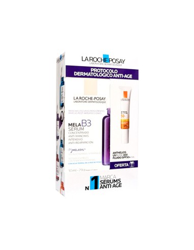 LA ROCHE POSAY MELA B3 SERUM CONCENTRADO 30 ML + ANTHELIOS UVMUNE 400 FLUIDO SPF50+ 15 ML REGALO