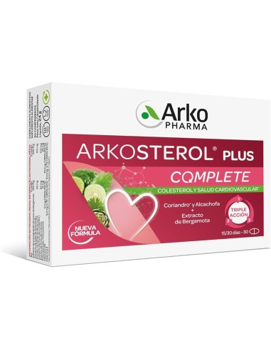 ARKOSTEROL PLUS COMPLETE 30 COMPRIMIDOS ARKOSTEROL PLUS COMPLETE 30 COMPRIMIDOS