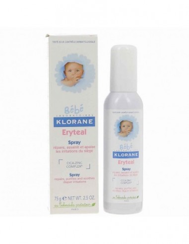 Klorane Bebe Eryteal 3 En 1 Spray Para El Cambio 1 Envase 75 Ml