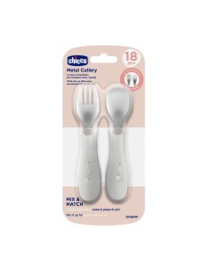 CHICCO SET CUBIERTOS ACERO...