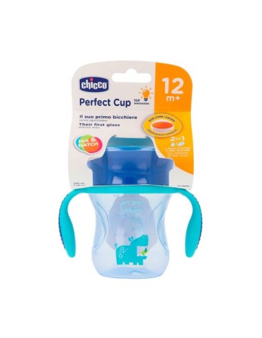 CHICCO PERFECT CUP 12 M+ 200 ML AZUL CHICCO PERFECT CUP 12 M+ 200 ML AZUL