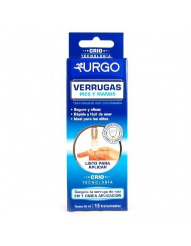 URGO VERRUGAS MANOS Y PIES ANTIVERRUGAS 1 ENVASE 38 ML