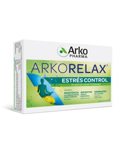 ARKORELAX ESTRES CONTROL 30 COMPRIMIDOS ARKORELAX ESTRES CONTROL 30 COMPRIMIDOS