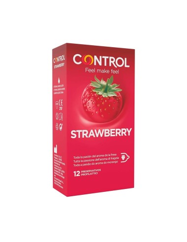 Control Strawberry Preservativos 12 Unidades