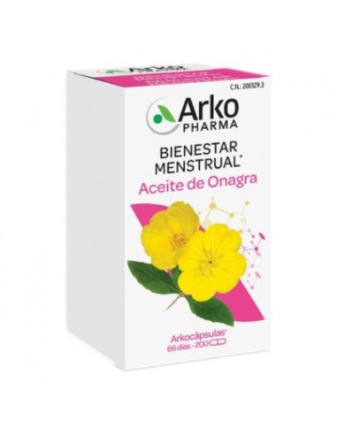 Aceite De Onagra Arkopharma 200 Capsulas Aceite De Onagra Arkopharma 200 Capsulas